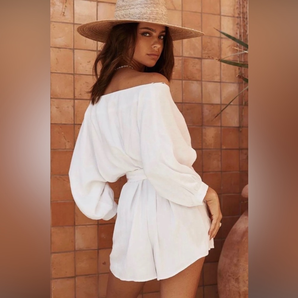 12th Tribe Sail to Sydney White Romper